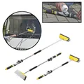Alu Teleskop Waschbürste mit Seifenspender 92-150cm ausziehbar LKW PKW Wohnmobil