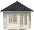 Palmako Gartenhaus Pavillon Veronica, BxT: 359x359 cm, naturbelassen