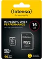 Intenso microSD UHS-I Performance 16GB