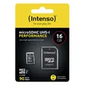 Intenso MicroSD 4k Speicherkarte UHS-I U1 Performance Fast 16GB 32GB 64GB 128GB