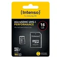 Intenso microSDHC Card 16GB 3424470 microSD-Karten microSDHC