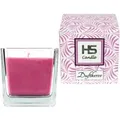 HS Candle Duftkerze & Glas Viereck 8 x 7,5 cm Lavendel