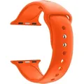 Sportarmband für Apple Watch 41/40/38mm Silikon Armband Series 10/9/8/7/6/SE/5/4 - Orange