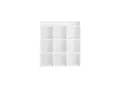 SoBuy Kinderregal mit 9 Fächern Weiß 95x34x105cm Modern