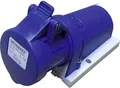 MENNEKES CEE Wanddose TwinCONTACT 1341 | 16A 3-polig | 6h | 230V | IP44 | schraublose Feder-Klemmtechnik | blau