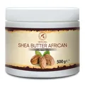 Sheabutter - 500g - Butyrospermum Parkii aus Afrika - Körperbutter - Karité Body Butter - Emollient - Shea Butter - für Sehr Trockene Haut - Haarkur - Hautpflege - Nägelpflege - Handpflege - Massage