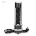 Schreibtisch-Einbau-Steckdose PopUp 3-fach, versenkbare Steckdosen-Leiste USB-C