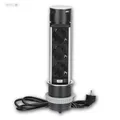 PopUp Schreibtisch-Einbau-Steckdose 3-fach, versenkbare Steckdosen-Leiste USB-C