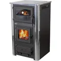 Eek A Kaminofen Mit Backfach Und Herdplatte Mit Glaskeramik Abc Concept 2 Air Mini Mehrfachbelegung Holzofen 10 Kw Kamin Ofen Holz Werkstattofen Schwedenofen Hüttenofen Heizofen Holzofen
