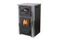 ABC Proizvod Kaminofen Dauerbrand mit Backfach und Herdplatte mit Glaskeramik Air Mini, Dauerbrand, Mehrfachbelegung, für Holz und Brikett