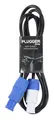 PLUGGER Powerconkabel PowerCon kompatibel, 230V Verbindungskabel grau blau, 1,8m