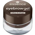 essence cosmetics eyebrow gel COLOUR & SHAPE 04 dark brown