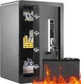 VEVOR Safe Tresor 2,2 Kubikfuß, Möbeltresor mit Feuerfester Geldtasche, Passwort