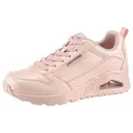 Skechers UNO-GALACTIC GAL Sneaker Freizeitschuh, Keilsneaker, Schnürschuh mit Skech Air Ausstattung rosa 39 EU