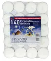 Pyramiden-Teelichte Premium 40er Set große Flamme