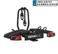 Atera Heckträger Fahrradträger Genio Pro Advanced black für 2 Fahrräder E-Bik...