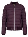 ROADSIGN australia Damen Jacke gesteppter Look mit Biker-Akzenten für Urbane Streetstyles rot, M