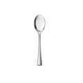Einweg-Mini Fingerfood Löffel Silber metallisiert 10cm aus Plastik, 100 Stück