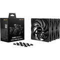 Pure Wings 3 120mm PWM high-speed 3-Pack, Gehäuselüfter schwarz, 3er-Pack, 120 mm