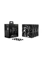 be quiet! Pure Wings 3 120 HS (3-pack) - Gehäuselüfter - 120mm - Schwarz - 30 dBA