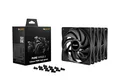be quiet! Pure Wings 3 120mm PWM high-speed 3-Pack, Gehäuselüfter schwarz, 3er-P
