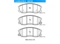 ATE Bremsbelagsatz, Scheibenbremse 13046057852 für Vaughall CHEVROLET
