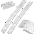 AREBOS 2x Faltbare Rampe max.400 kg Auffahrrampe Laderampe klappbar Verladerampe