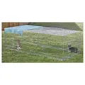 KERBL Freilaufgehege 230 x 115 x 70 cm, Metall (verzinkt), mit Ausbruchsperre