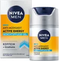 Nivea Gesichtsgel NIVEA MEN Active Energy Gesichtspflege Gel (50 ml), 1-tlg., Anti-Müdigkeit