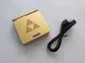 GameBoy Advance SP Konsole Zelda Edition | Neues Gehäuse & Displayscheibe