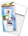 Folia 23602 Bastelkalender "Familienkalender" - 23 x 49 cm, weiß, max. 5 Familie