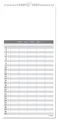 folia Kreativ-Wandkalender 'Familienplaner', 230 x 490 mm