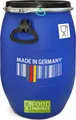 plasteo® 60 Liter Deckelfass Weithalsfass Lagerfass Transportfass Kunststofffass Futtertonne Weithalstonne inkl. Lebensmittelzulassung + Gefahrgut