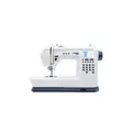 Husqvarna Onyx 30 Nähmaschine (158 Stiche, computergesteuerte Nähmaschine, großer LCD-Bildschirm, integrierter Fadenschneider, Nadelstopp oben/unten, Start-/Stop-Funktion)