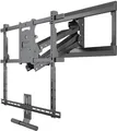 myWall HP55AL TV-Wandhalter für Flachbildschirme 42“ - 65“ (107 - 165 cm) Tragkraft bis 25 kg, integrierte Gasdruckfeder, inkl. Halterung für Soundbar
