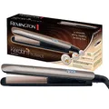 Remington Glätteisen [hochwertige Beschichtung] Keratin (Keramikbeschichtung mit Keratin & Mandelöl angereichert) LCD-Display, 10 Temperatureinstellungen 150-230°C, Haarglätter S8540,Schwarz, 110 mm