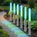 LED Solar Leuchten Bubbles - 6er Set mit Farbwechsel - Garten Lampen Dekoration
