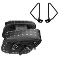 Satteltasche VH6 + Satteltaschenhalter Universal schwarz
