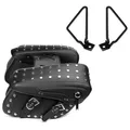 Satteltasche VH6 + Satteltaschenhalter Universal schwarz