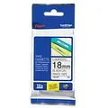 Brother P-touch Beschriftungsband Authentisch TZe-241 TZe-241 Selbsthaftend Schwarz auf Weiß 18 mm x 8 m