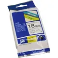 Brother P-Touch Band TZe-241  schwarz auf weiß  18mm / 8m  laminiert