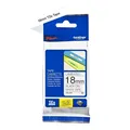 Brother TZE241 P-Touch Schriftband schwarz auf weiß 18mm Laminiert NEU