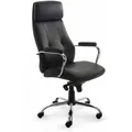 Rocada Chefsessel ERGOLINE, RD-986V22, schwarz, mit Kunstlederbezug, belastbar bis 100 kg