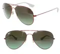 Ray Ban SONNENBRILLE GRÜN RB 3558 9002 TITAN FLEX AVIATOR L PILOT 3025 BRILLE