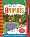 Roars and Claws - Animals, Mess Free Activity Book (Magic Water Colouring)