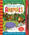 Roars and Claws  Animals, Mess Free Activity Book Magic Water Colouring