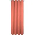 Adam Vorhang Uni Collection light (1 St), Ösen, blickdicht, aus 100% Bio-Baumwolle, Vorhang nach Wunschmaß orange 145 cm x 225 cm