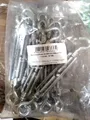 10 Stück Spannschloss M6 x 100 Haken/Öse verzinkt Drahtseilspanner Seilspanner
