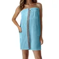 JEMIDI Saunakilt für Damen - Saunatuch Damen aus Baumwolle - Saunahandtuch mit Tasche - Sauna Kilt für Frauen - Handtuchkleid - Sauna Tuch Saunakleid Handtuch Frauen