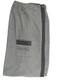 Frottee Sauna Sarong Kilt Saunakilt Herren Passend von M- XXL grau